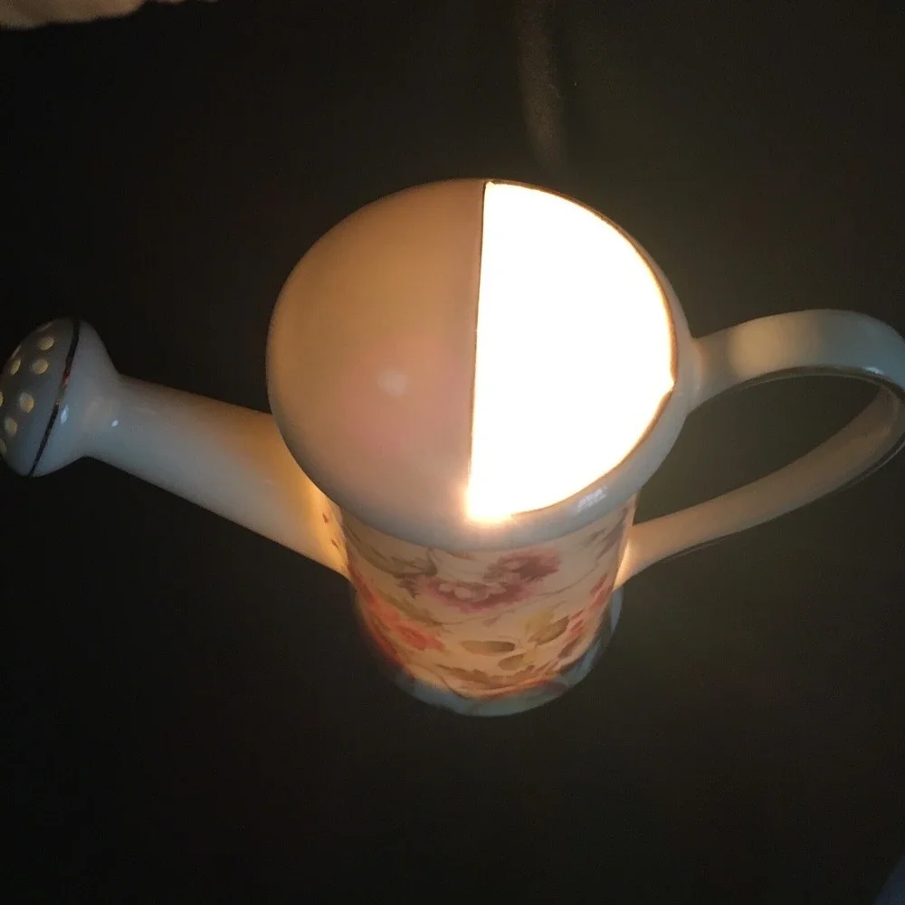 Vtg. Kirklands WATERING CAN NIGHT LIGHT 5